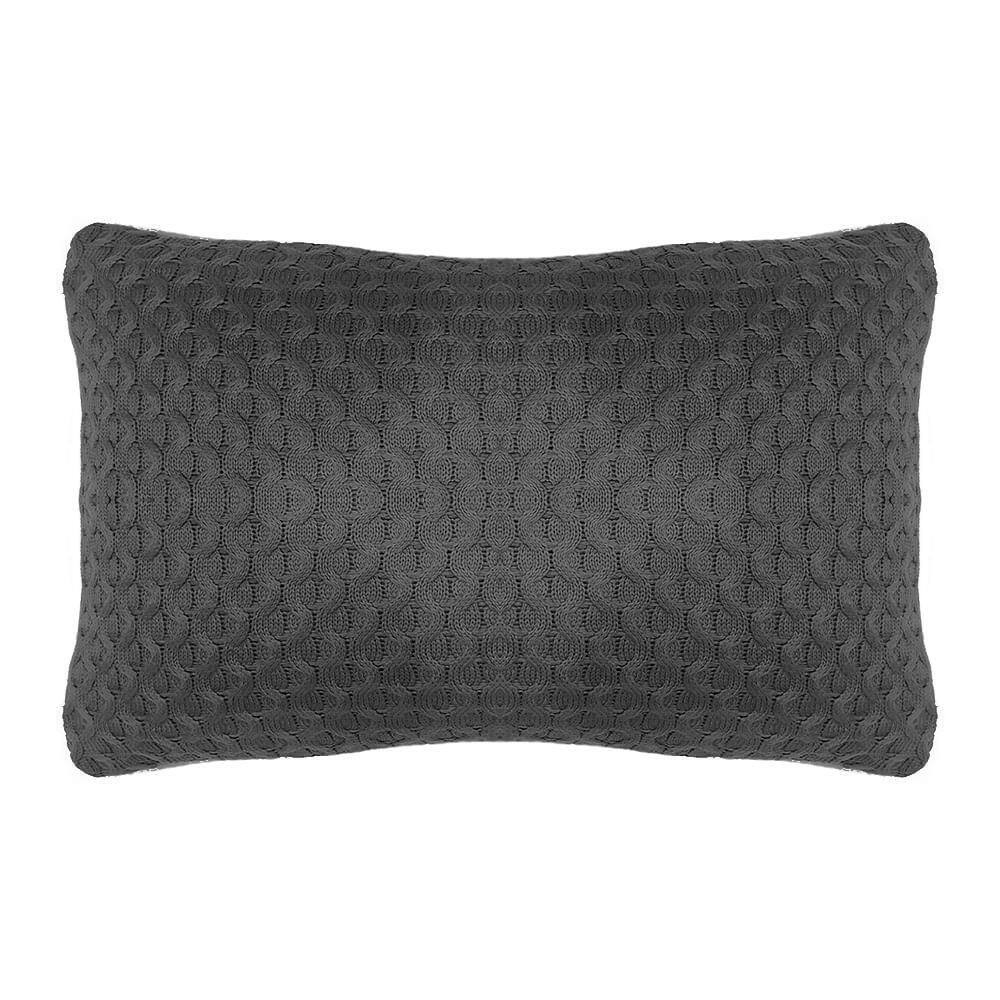 Almofada Decorativa 35 X 50 - Decortrico Grafite