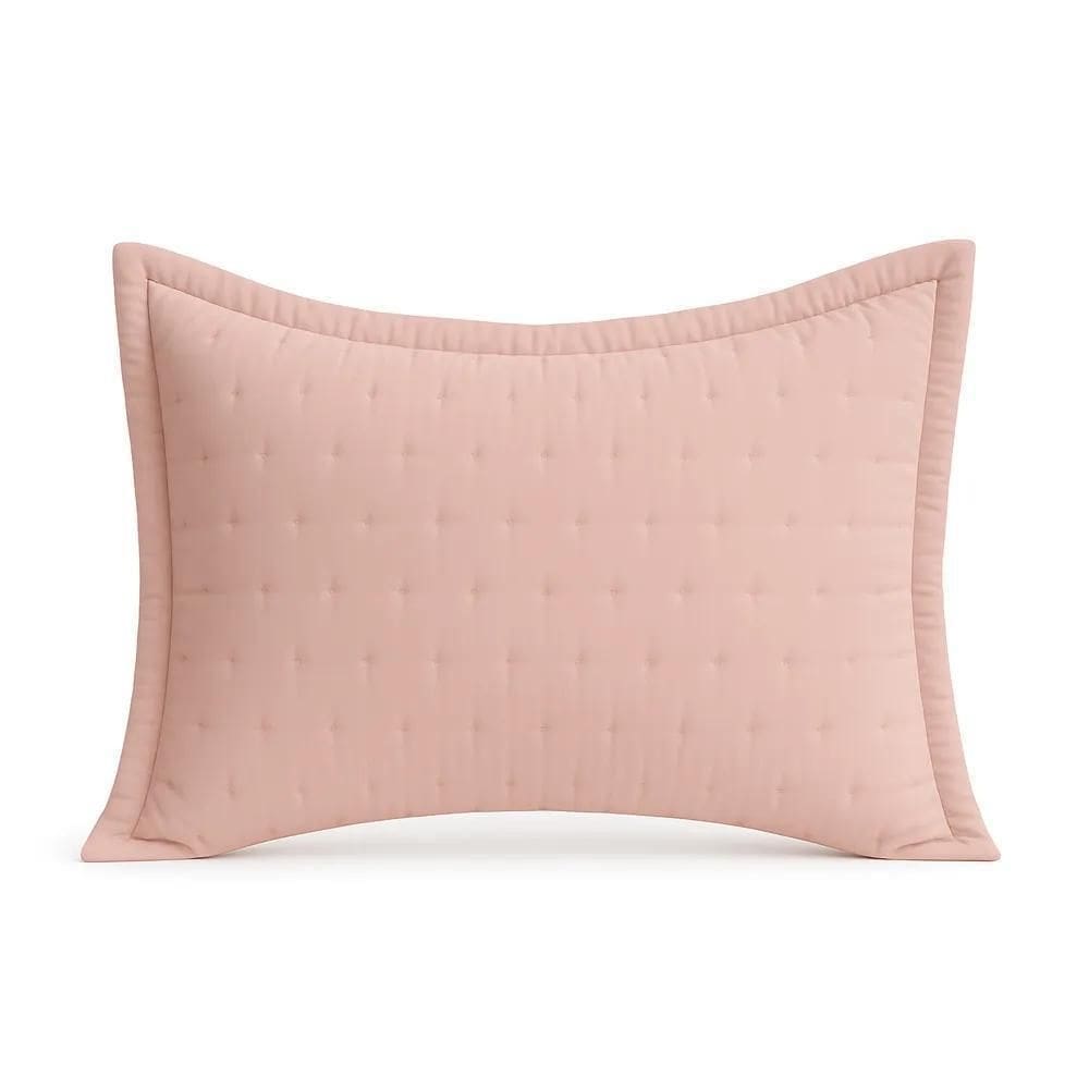 Porta Travesseiro Toque Algodão 50 X 70 - Hedrons Rosa Tule