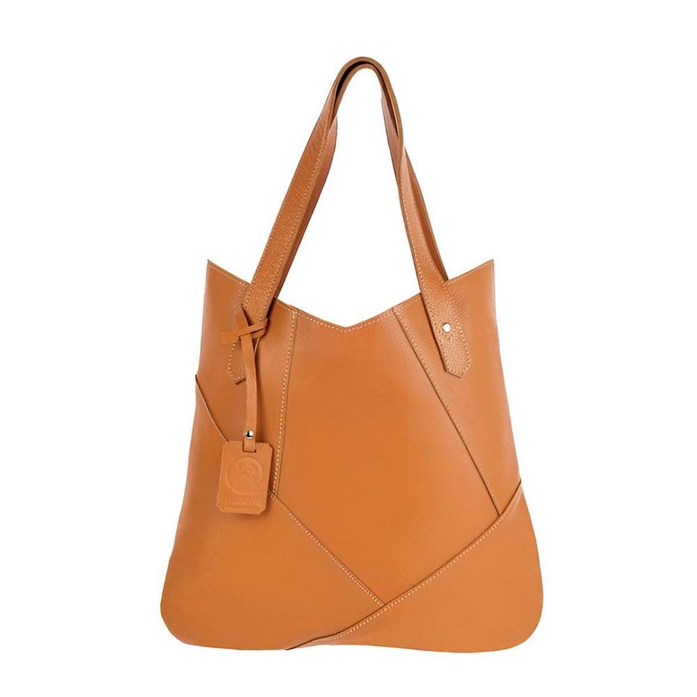Bolsa De Ombro Couro Maria Caramelo