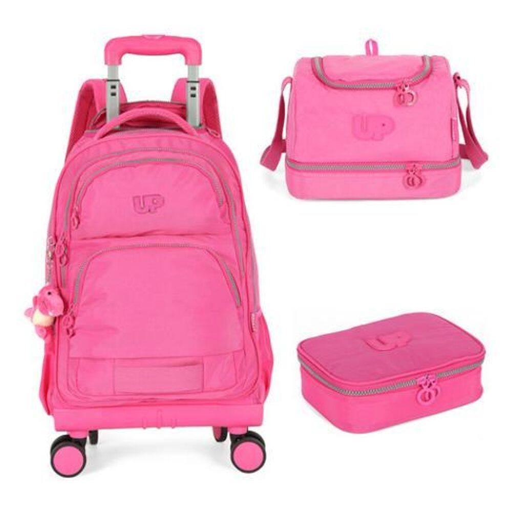 Kit Mochila Carrinho 360 Crinkle Up4You Feminino Haste Dupla