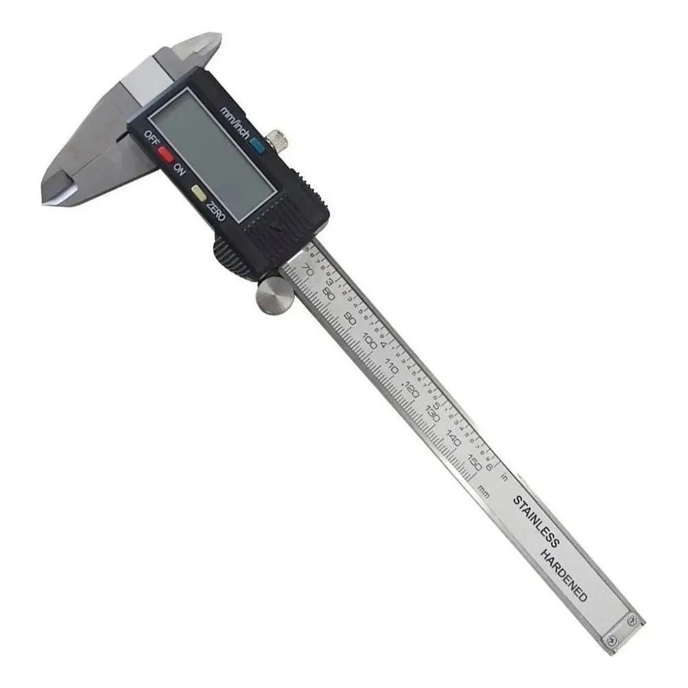 2X Paquimetro Digital 150Mm Aço Inox Alta Preci