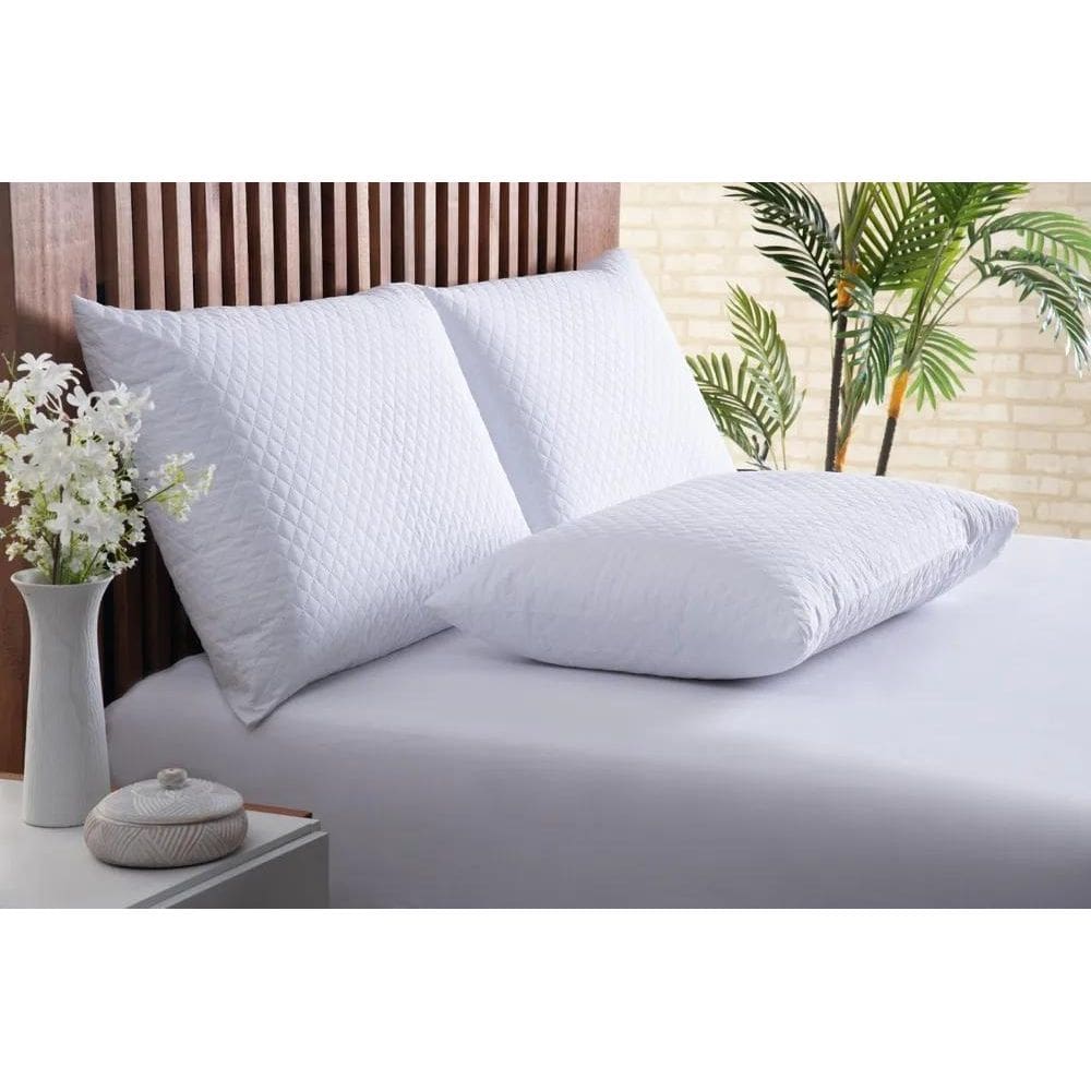 2X Capa Protetor Colchão Elástico Solteiro Impermeável Matel