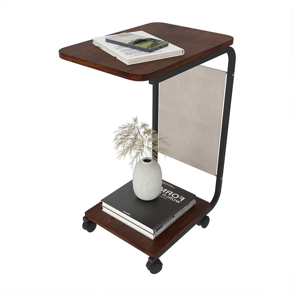 Mesa De Apoio Canto Cama Sala Quarto Oficce 40Cm