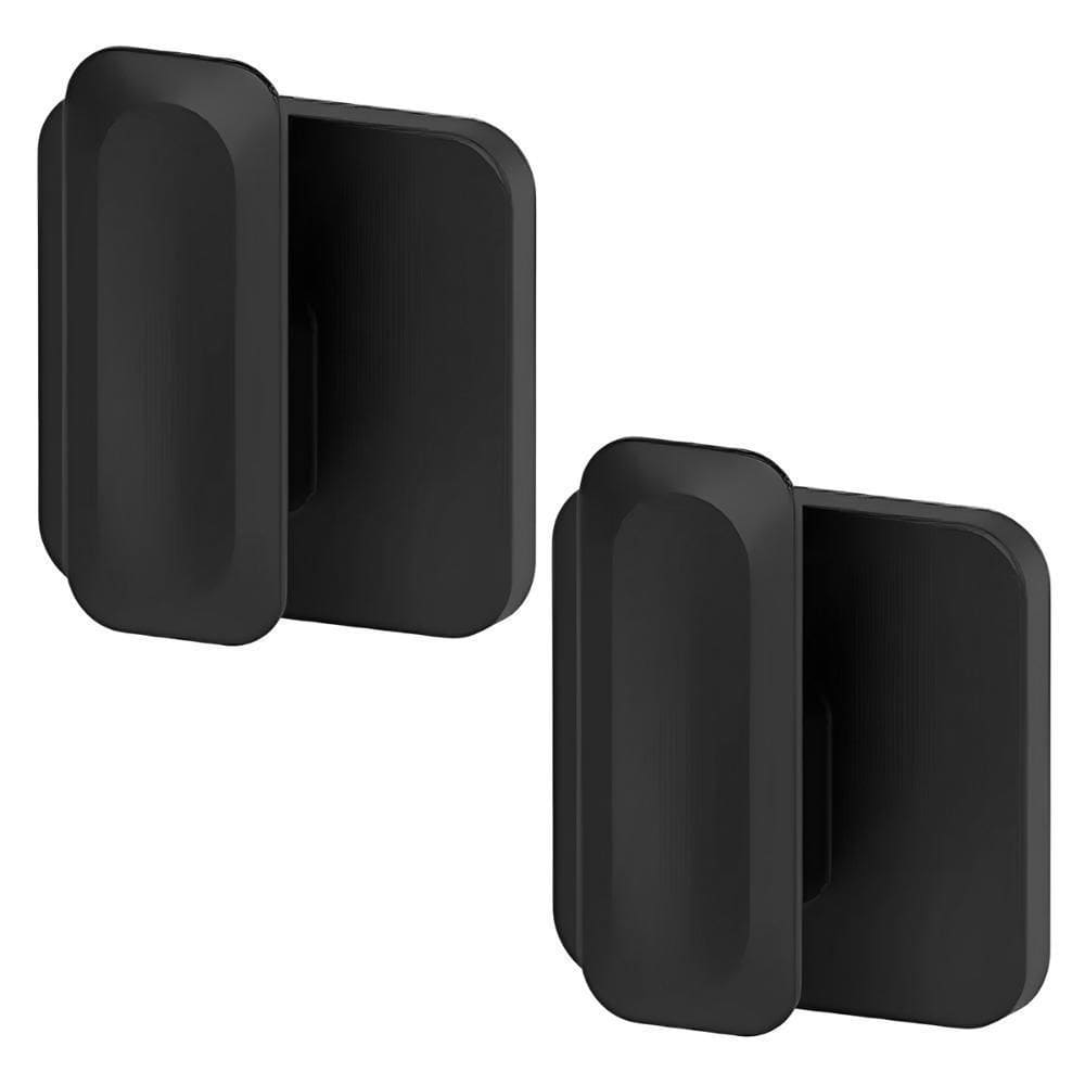 Kit 2X Gancho De Parede Sem Furos Roupas Toalha Ou Preto