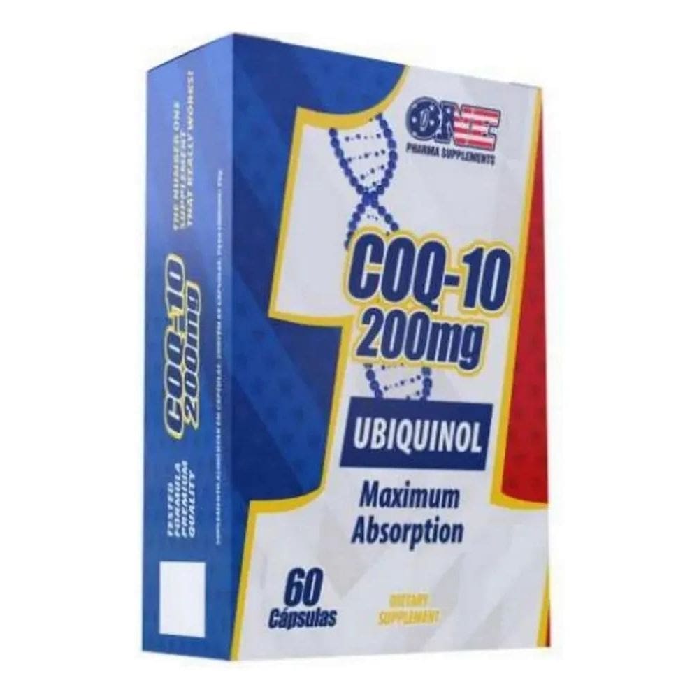 2X Coenzima Q10 Ubiquinol 200Mg 60 Caps - One Pharma Supplme