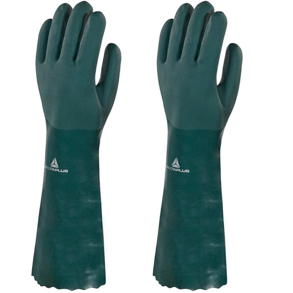 Luva De Pvc Áspera 45 Cm Verde G - Delta Plus