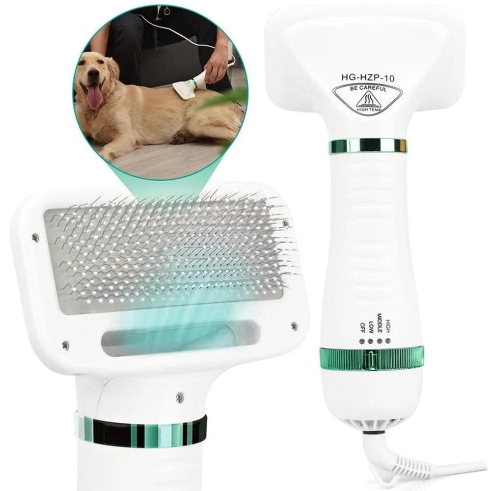 Escova Secadora Para Cães Design Ergonômico Secagem Rápida