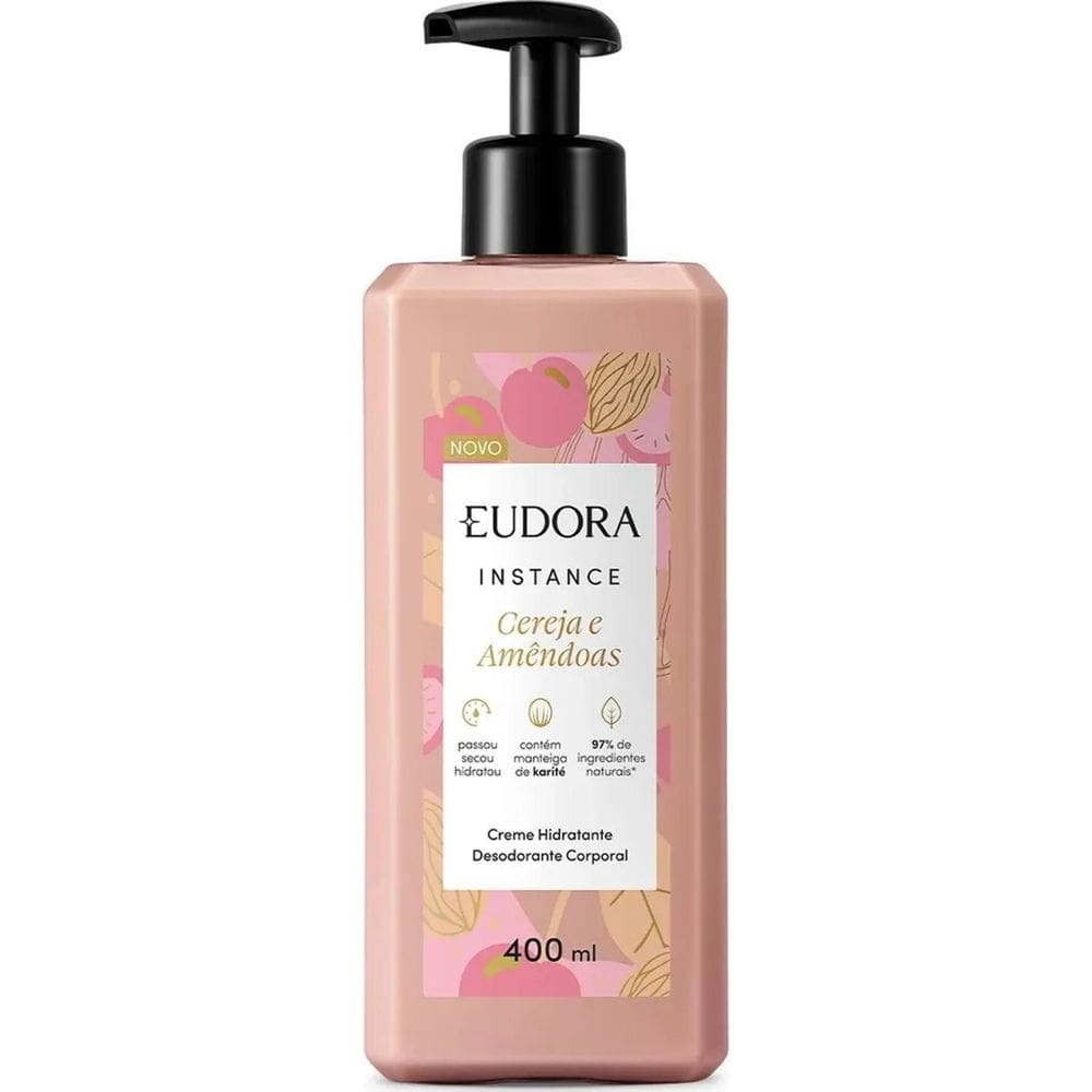 2X Hidratante Corporal Instance Cereja E Amêndoas 400Ml- Eud
