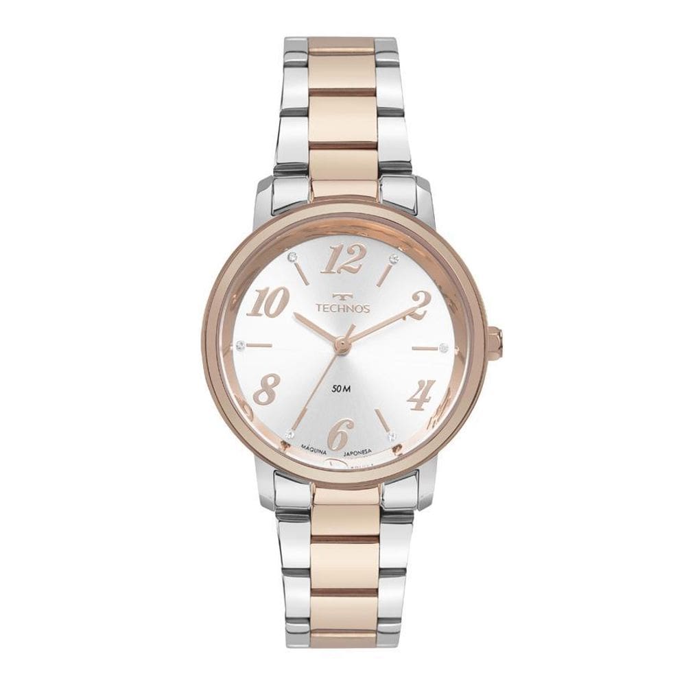Relógio Technos 2035Nao/1K Analógico Misto Prata 2035Nao 1K