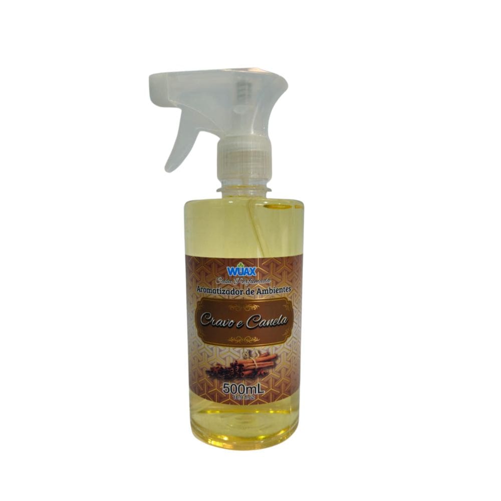 Aromatizador De Ambientes E Tecidos Spray 500Ml Cravo Canela