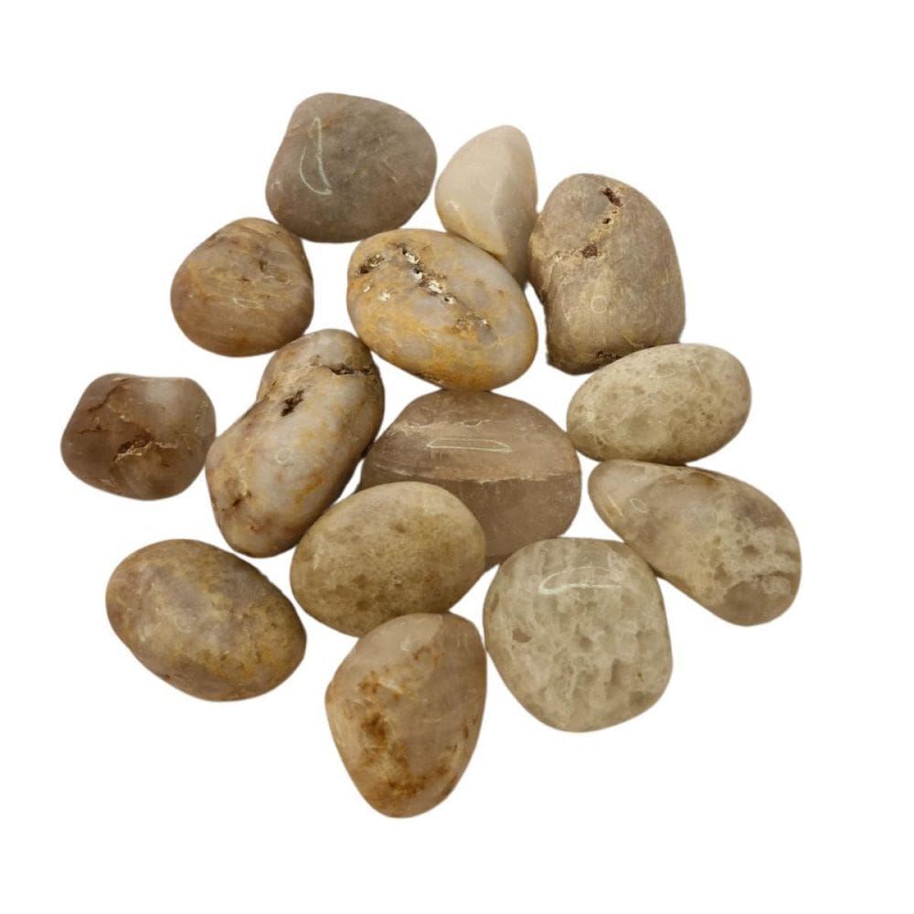 Pedra Quartzo Opalado Rolado 2 A 4 Cm 250G Natural