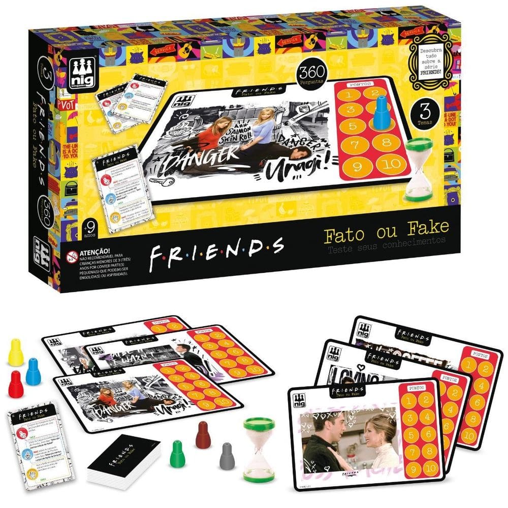 Jogo Fato Ou Fake Serie Friends 360 Perguntas Estratégia Nig