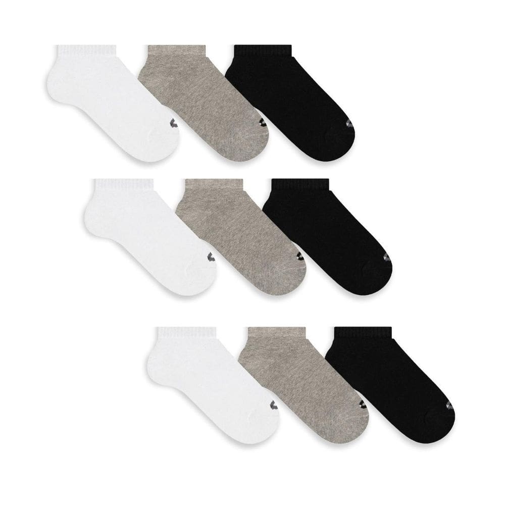 Kit 9 Pares Meias Cano Curto Esportiva Unissex Cia Das Meias