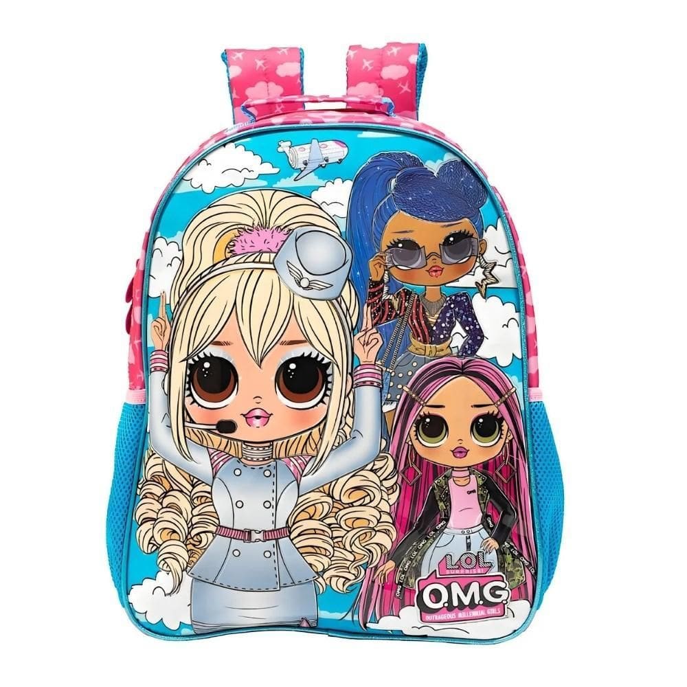 Mochila Infantil Escolar De Costas Lol Omg Grande Xeryus