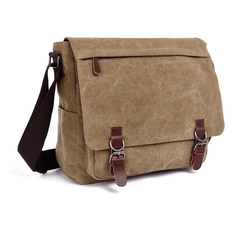 2X Bolsa Transversal Carteiro Pasta Para Notebook Lona Resis