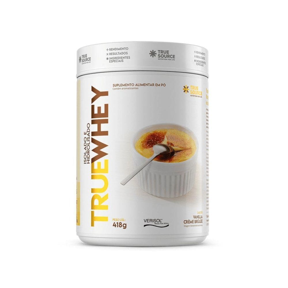 True Whey Vanilla Creme Brulee 418G - Hidrolisada Isolada