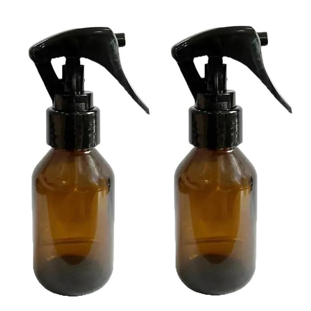 Frasco Vidro Âmbar Spray 60Ml Pulverizador Gatilho 20