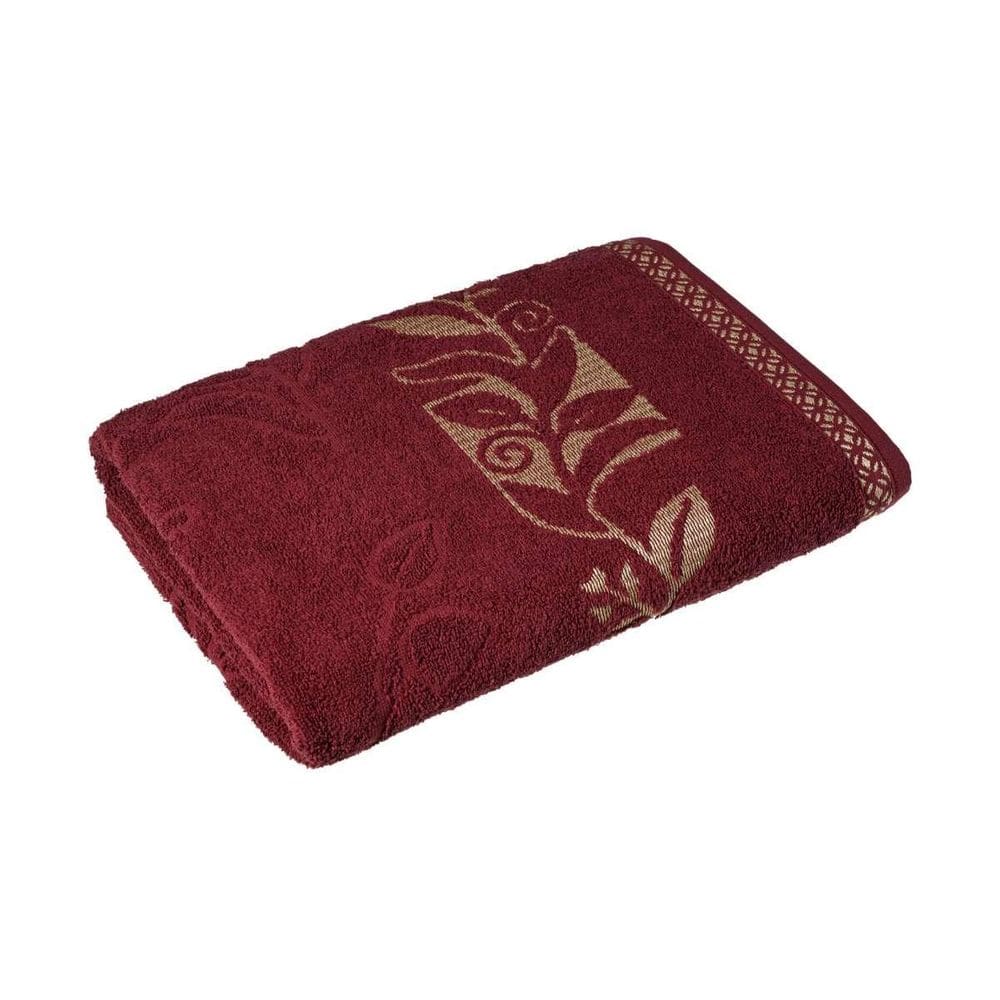 Toalha De Rosto Avulsa Cavhome Lyon 100% Algodão Borgonha