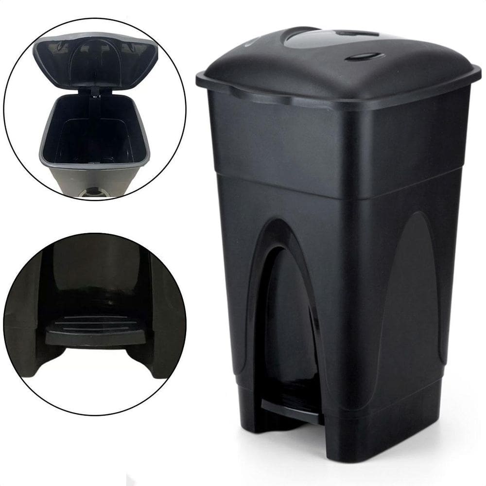 Lixeira Cesto De Papel 30 Litros Multiuso Com Tampa E Pedal