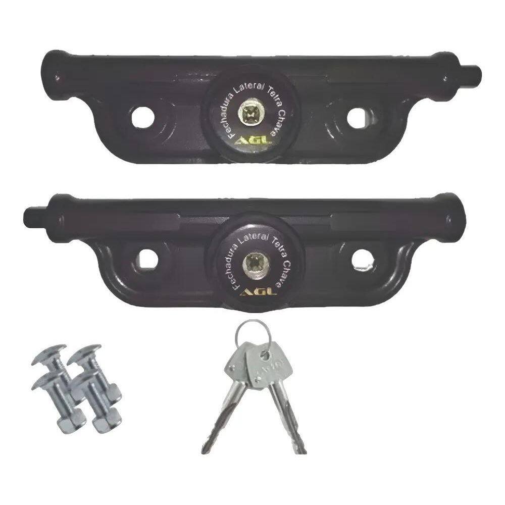 Fechadura Para Porta Basculante Agl Porta Aço Trava Lateral