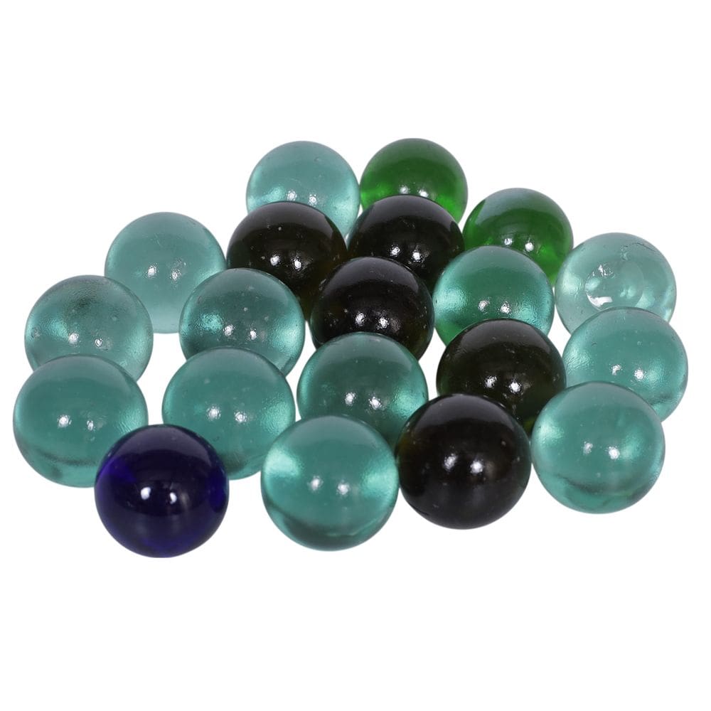 Bola Bolinha de Gude Grande Vidro Lisa Decoração 20und