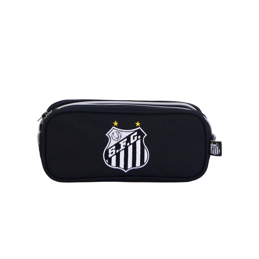 Estojo Penal Esportivo Time Santos Duplo  16625