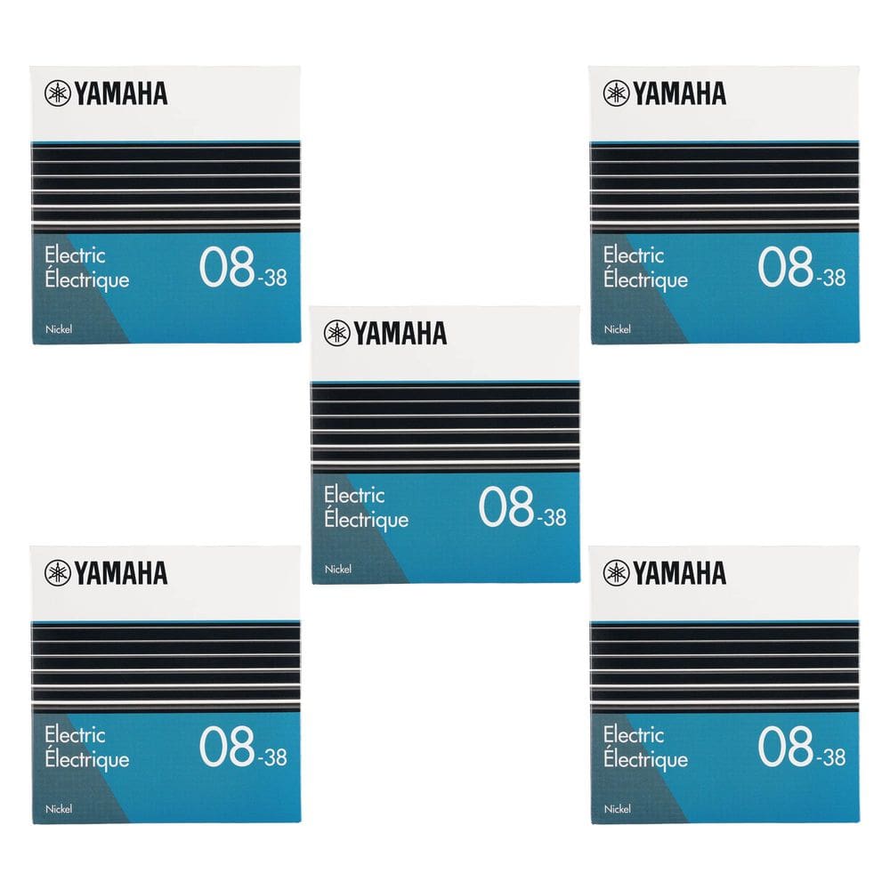 Kit 5 Encordoamentos para Guitarra Níquel Extra Light 08-38 GSE08 Yamaha