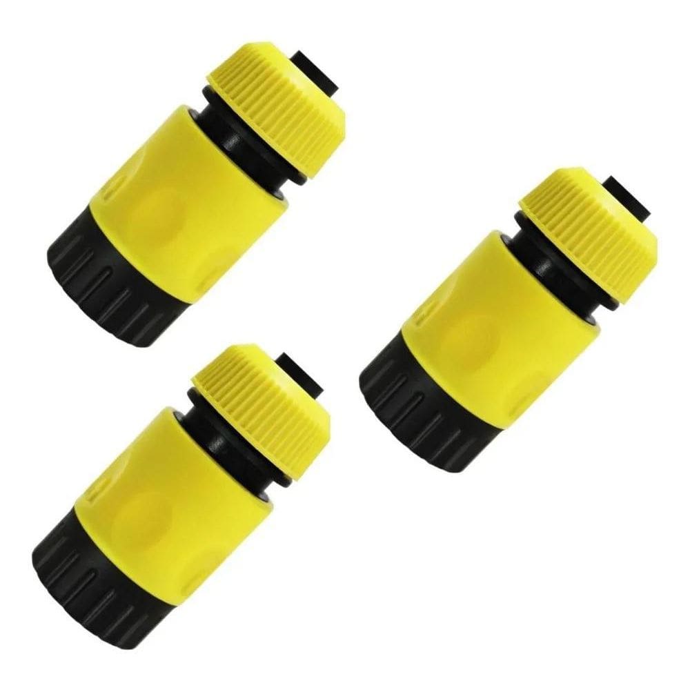 2X Conj 3 Engates Rápido Com Conector Karcher