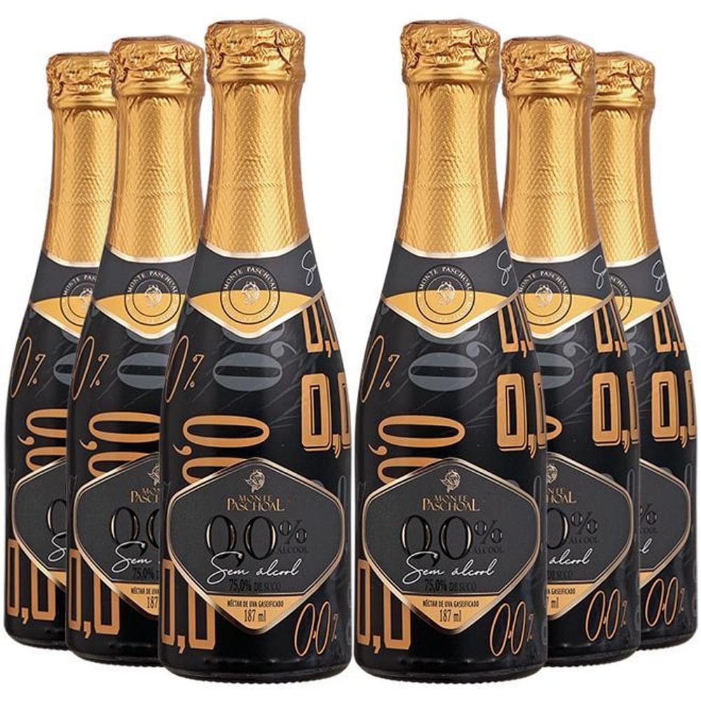 Combo De Mini Gaseificados 0,0% Monte Paschoal - 06 Un