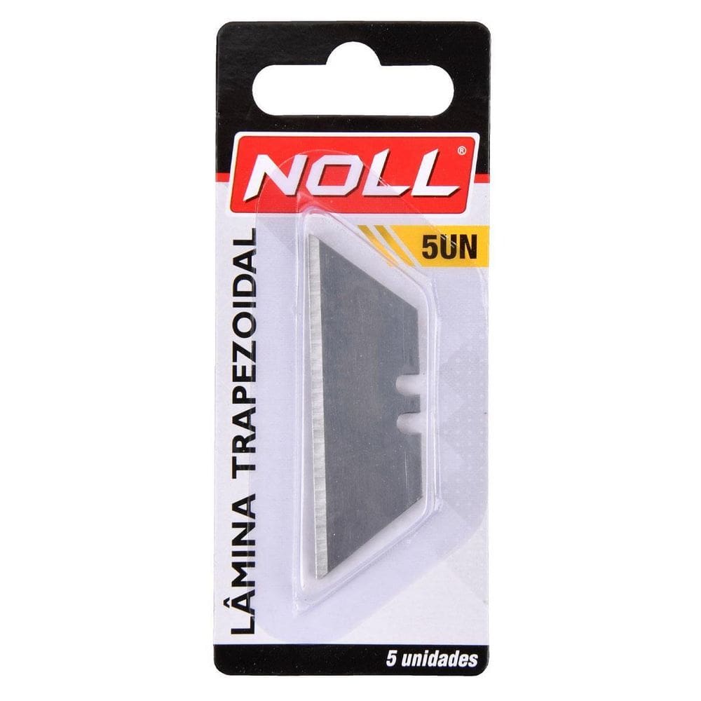 Lâmina Para Estilete Trapezoidal Com 5 Peças 222,0003 - Noll