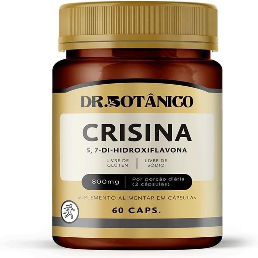 Crisina 5, 7-Di-Hidroxiflavona 800Mg 60 Caps Dr. Botanico