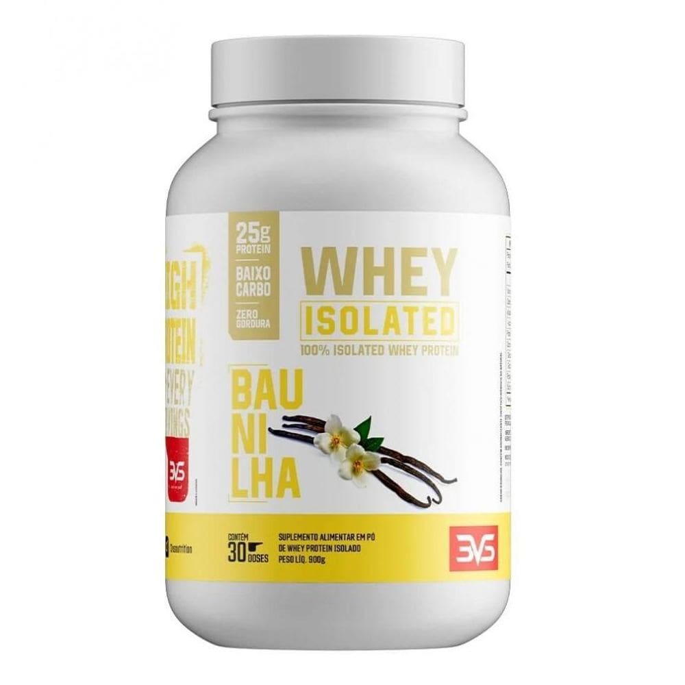 Whey Isolated 900G - Sabor: Baunilha