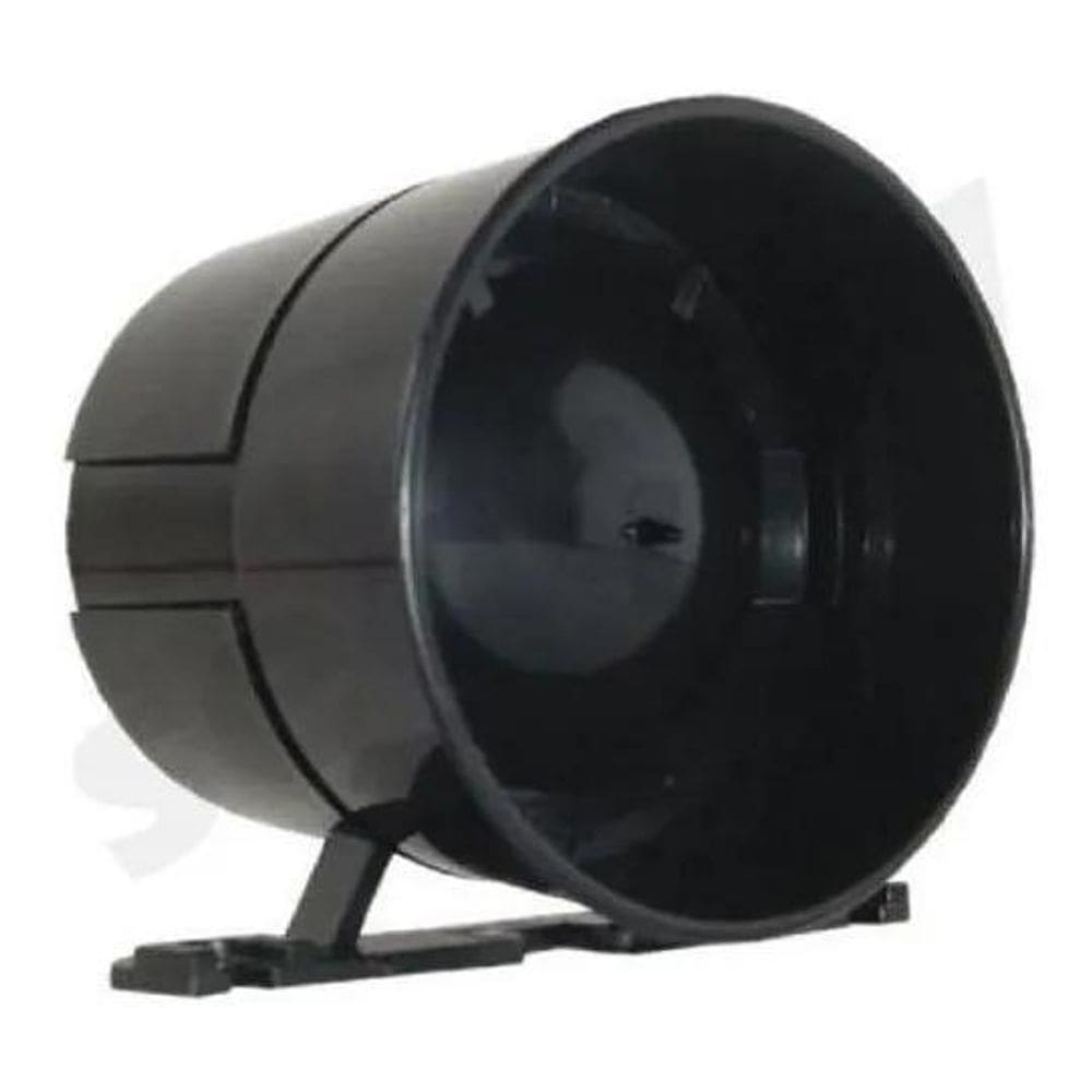 2X Sirene Para Alame Preta 116Db 12V Morey Taty 24P Piezo
