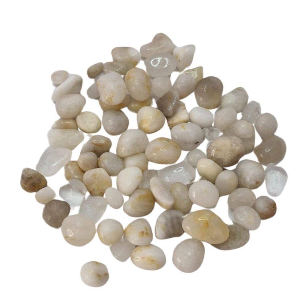 Pedra Quartzo Opalado Rolado 0,2 A 1 Cm 250 Gramas Natural