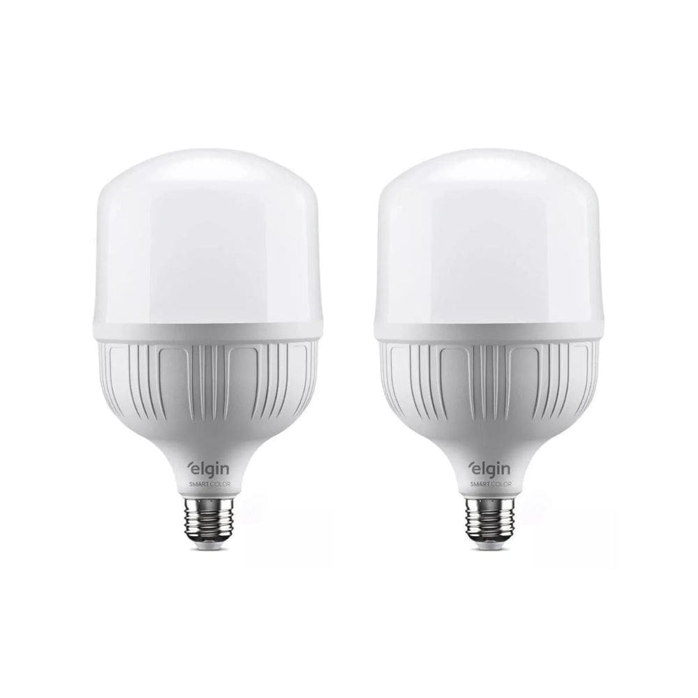 Kit Com 2 Lampadas Wifi Inteligente Led 30W Bivolt Elgin