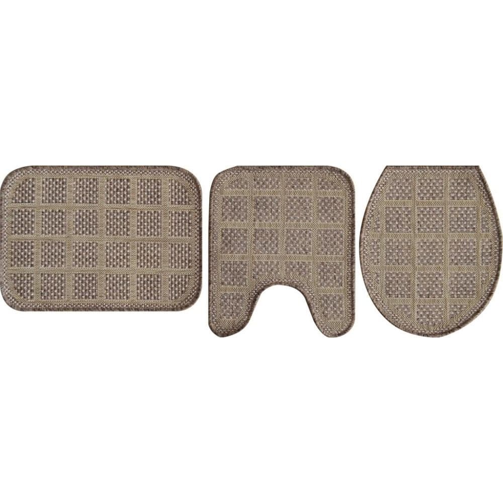 Jogo De Banheiro Natural Look 1216-A Com 3 Pecas