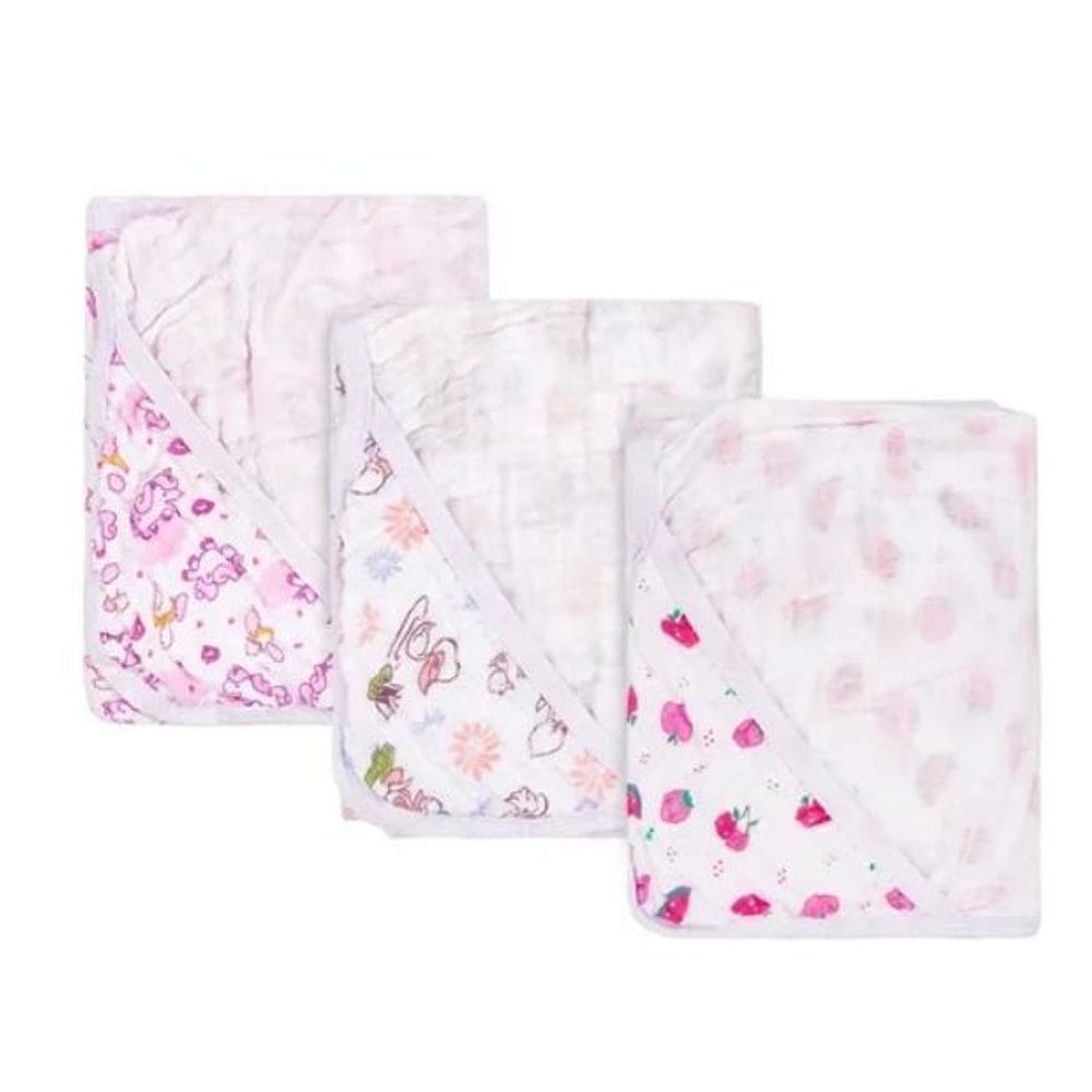 1 Toalha Soft Fralda Com 2 Camadas E Capuz 85X85 Feminino