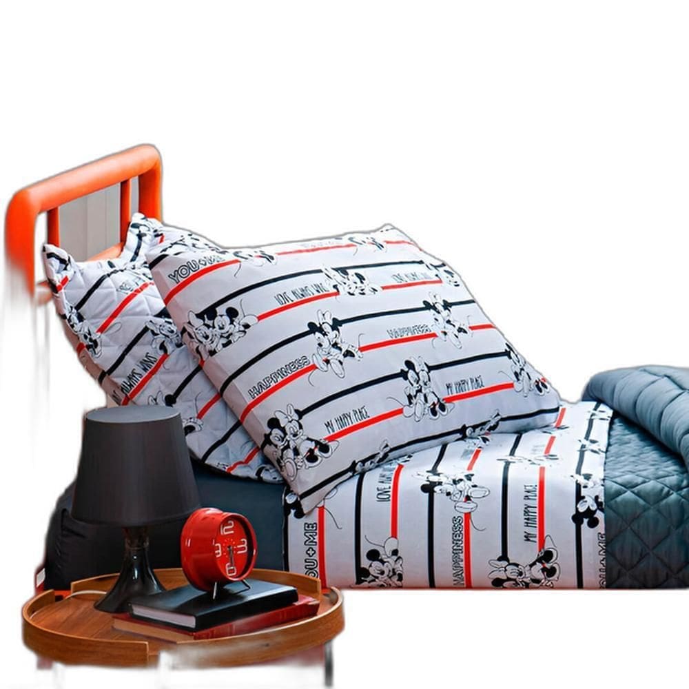 Jogo De Cama Casal 3 Peças 150 Fios Andreza Disney