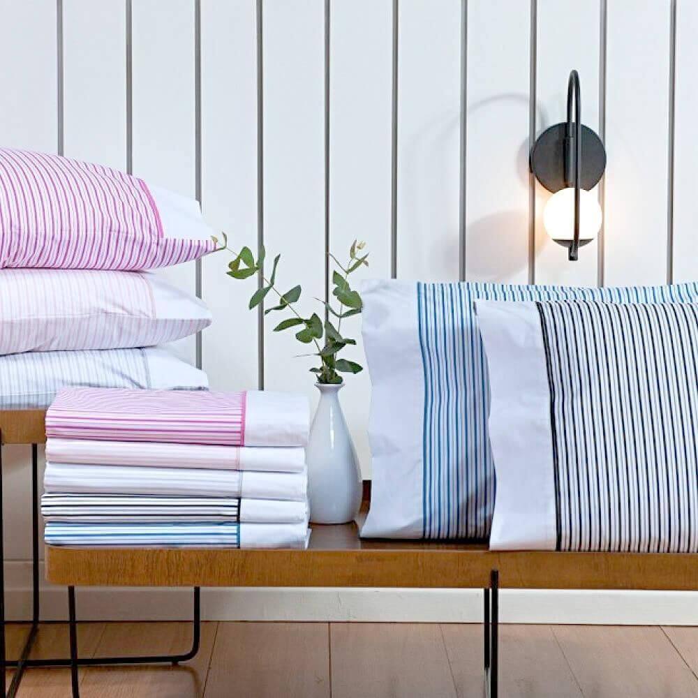 Kit Colcha / Cobre Leito Casal 200 Fios Essencial Andreza