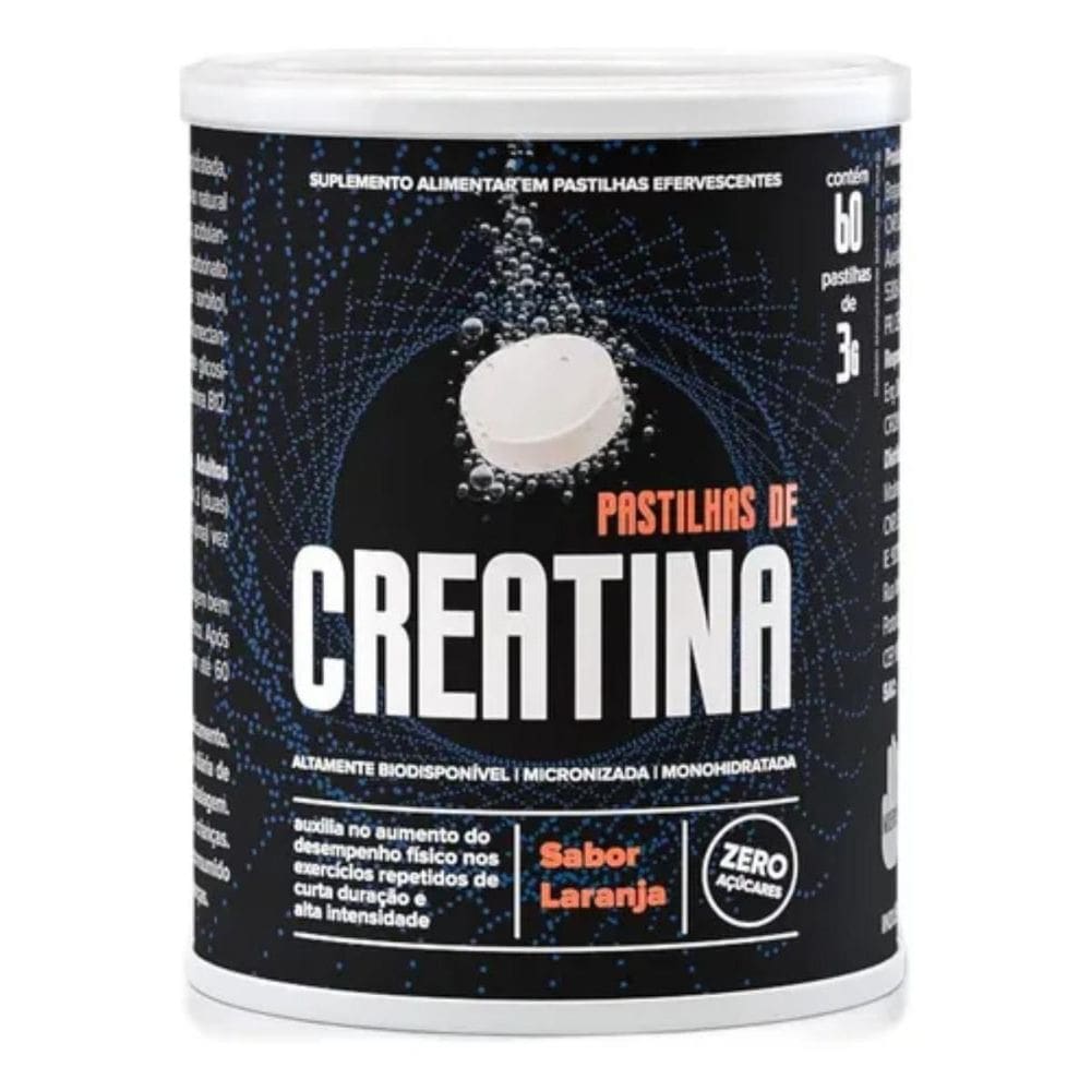Creatina 60 Pastilhas De Laranja Moderação
