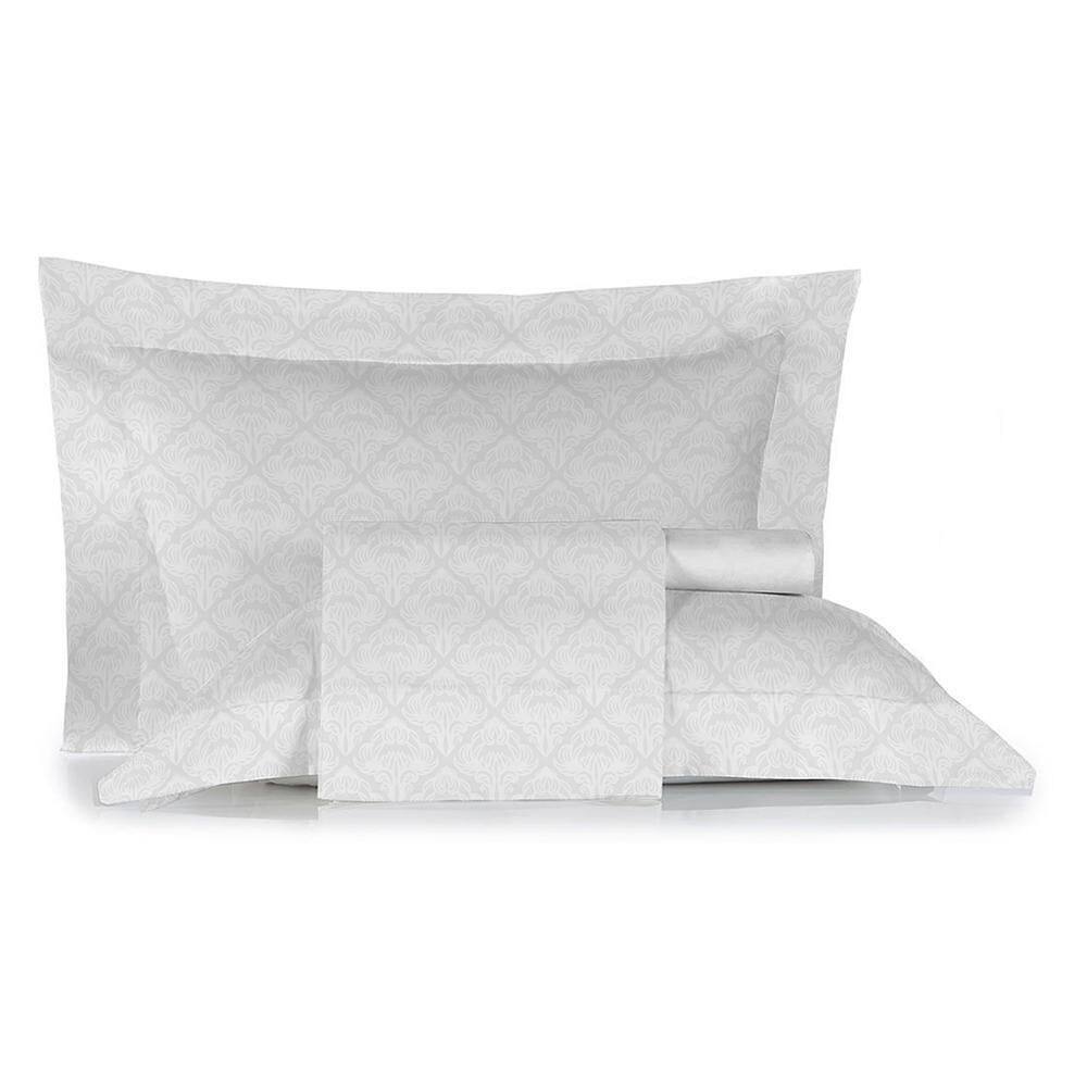 Jogo De Cama 100% Algodão King Size 180 Fios Nova América