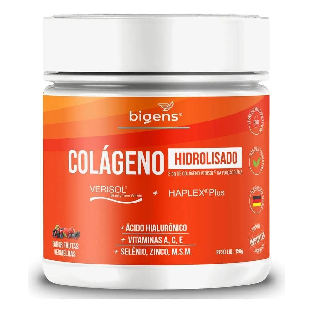 2X Colágeno Verisol Hidrolisado Com Haplex Plus, Ácido H