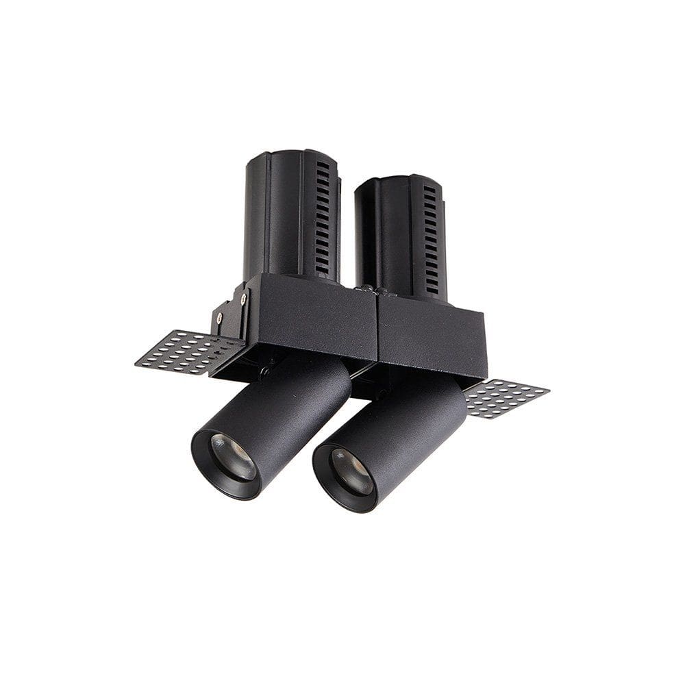 Spot de Embutir Retrátil Nordecor Aiva Duo No-Frame Led Alto IRC 97 Bivolt
