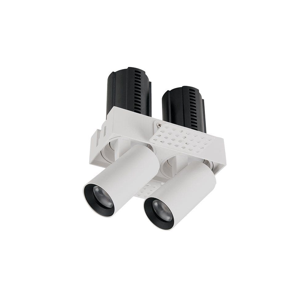 Spot de Embutir Retrátil Nordecor Aiva Duo No-Frame Led Alto IRC 97 Bivolt