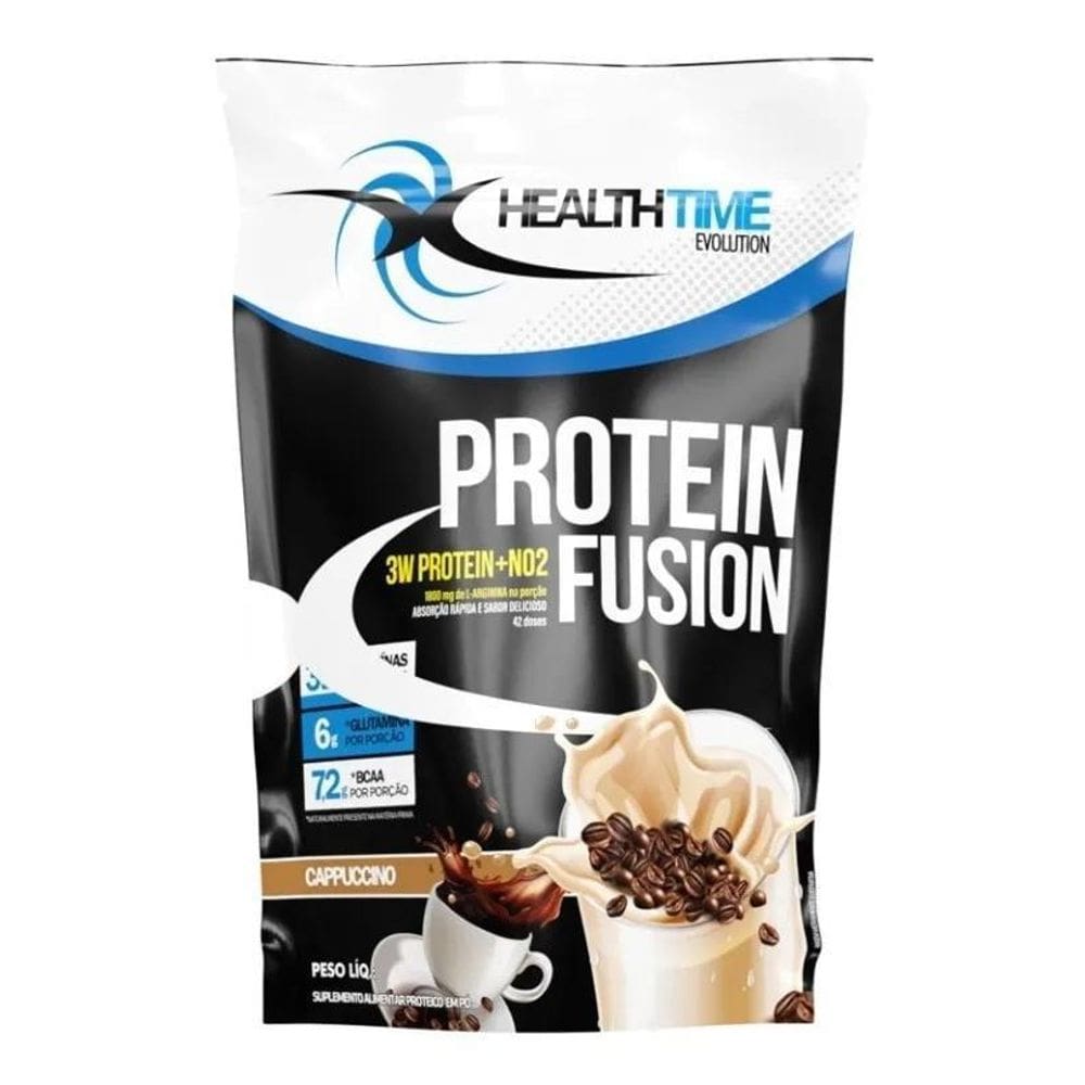 2X 3W Fusion Whey Protein Cappuccino- Refil 2,1 Kg