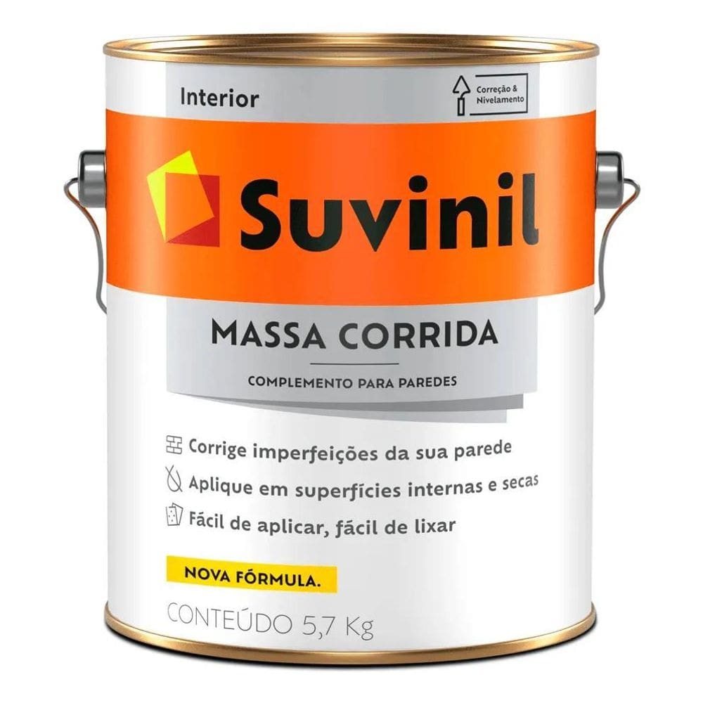 2X Suvinil Massa Corrida 5,7 Kg