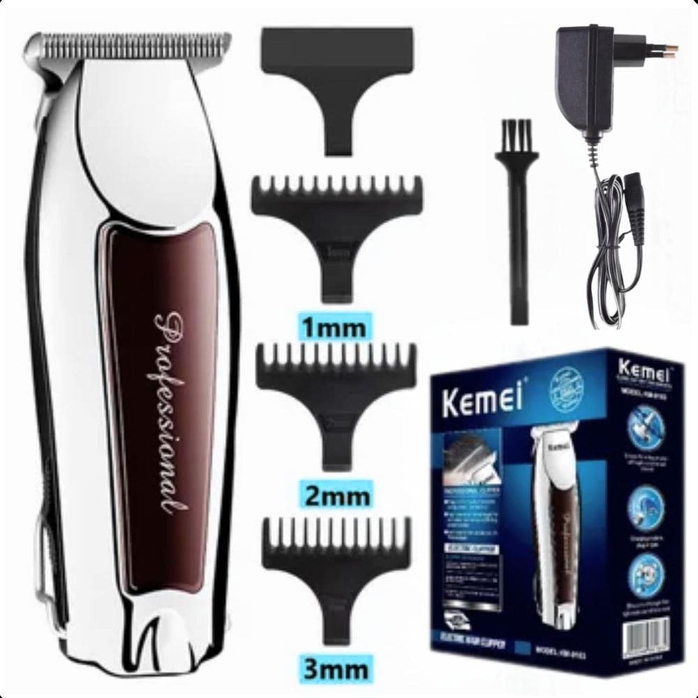 Maquina Kemei Km-9164 Bivolt Para Cabelo