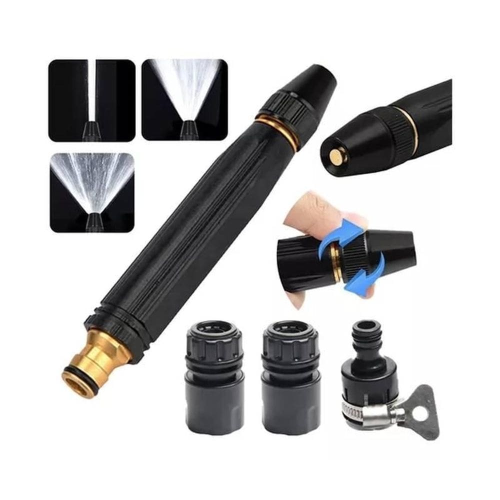 Bico Engate Rápido Alta Pressão Mangueira Conector 3 Em 1