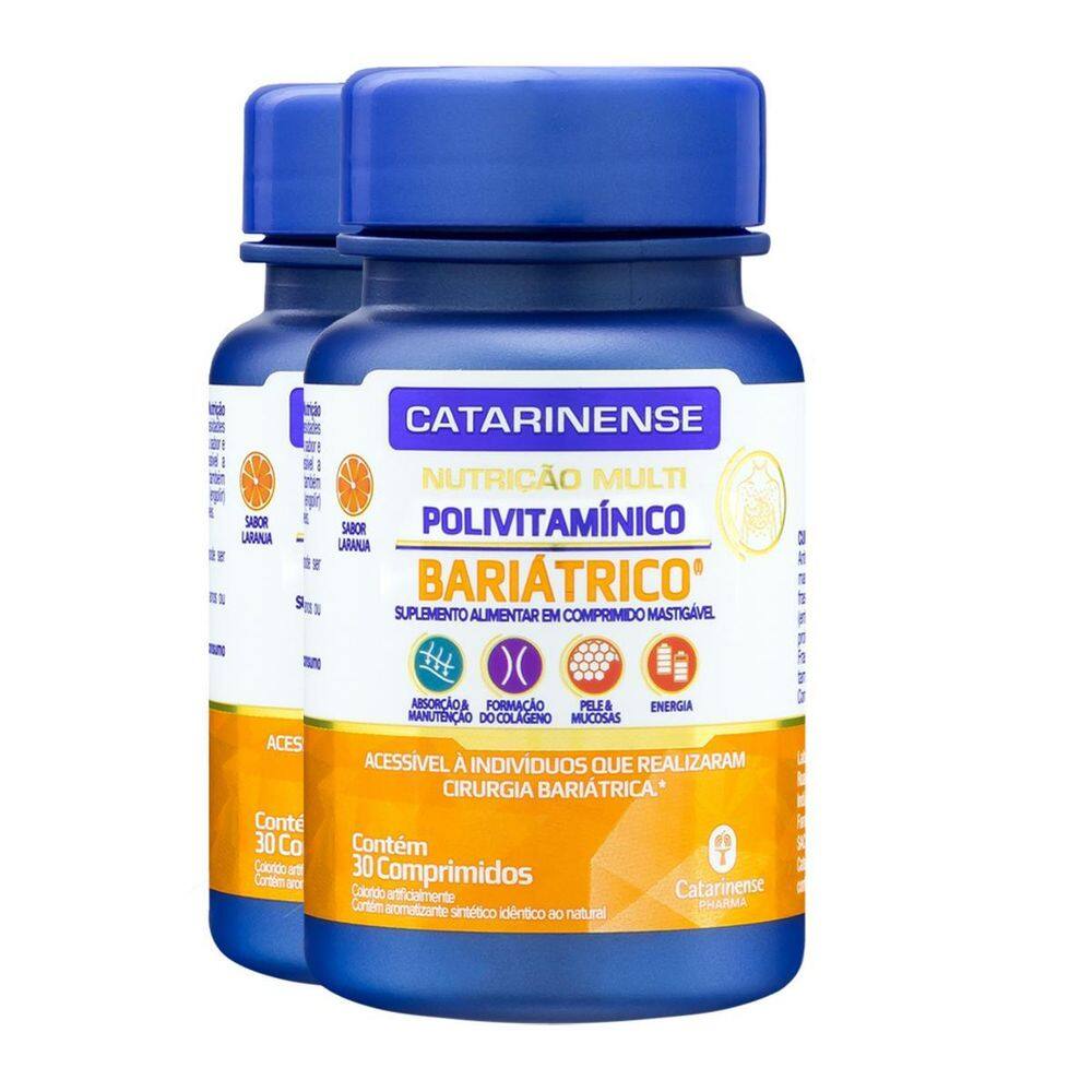 Kit 2 Polivitamínico Bariátrico Catarinense 30 Comprimidos