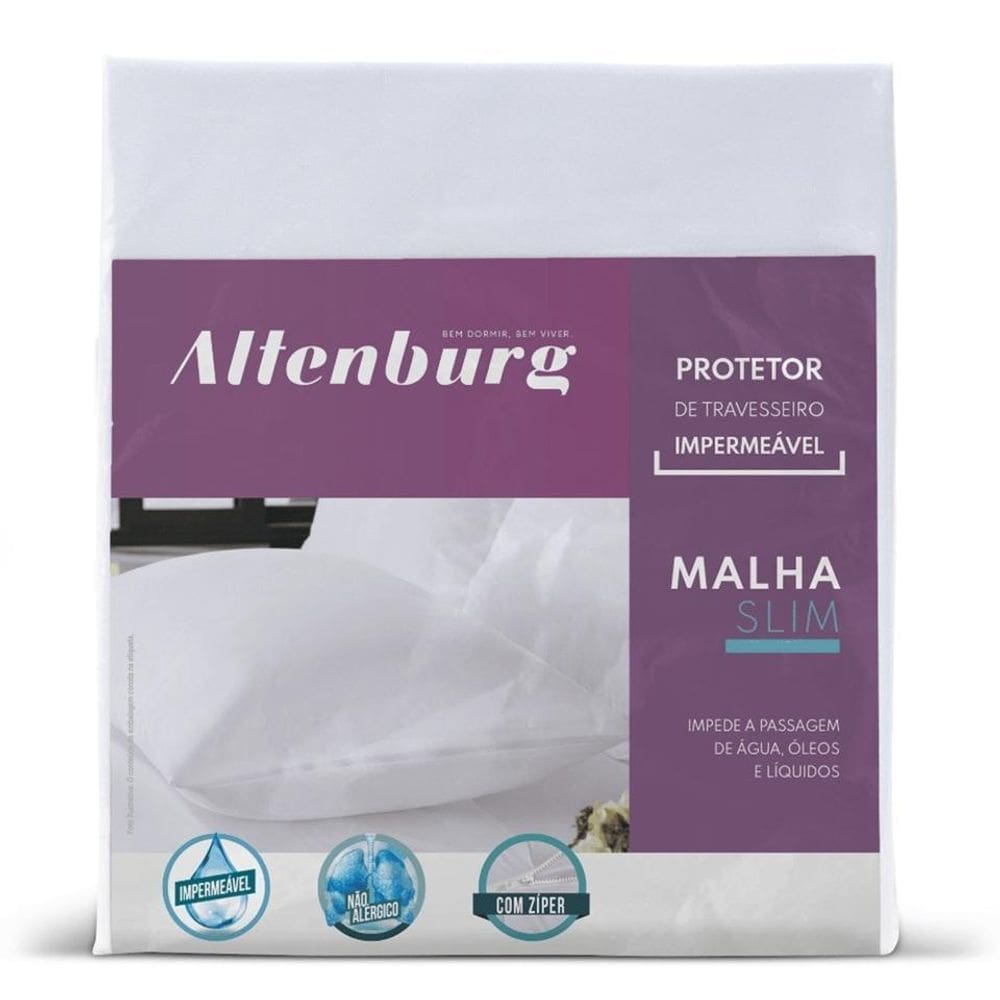 Protetor Travesseiro Corpo Poliéster 40X130Cm Altenburg